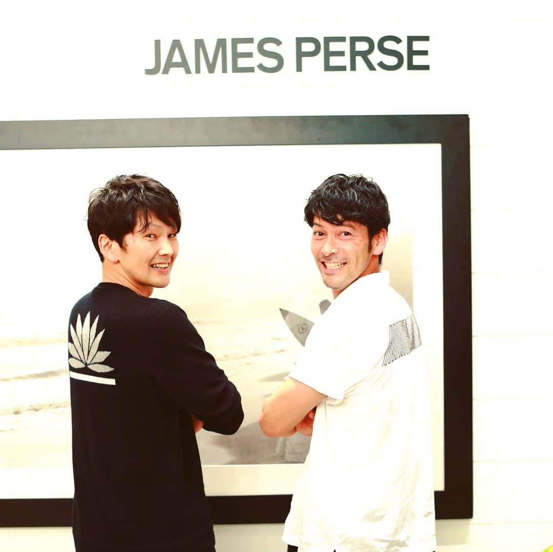 丸山智己さんのインスタグラム写真 - (丸山智己Instagram)「#JAMESPERSE さんのパーティにて。 イケメンにたくさん会えて嬉しかった日。 モデル時代を思い出したよ。 懐かしくて嬉しかった。  代官山T-SITEで1週間のポップアップショップやってます。  #平山祐介 #久保田裕之 #櫻井貴史」5月16日 11時48分 - tomomi.maruyama0327