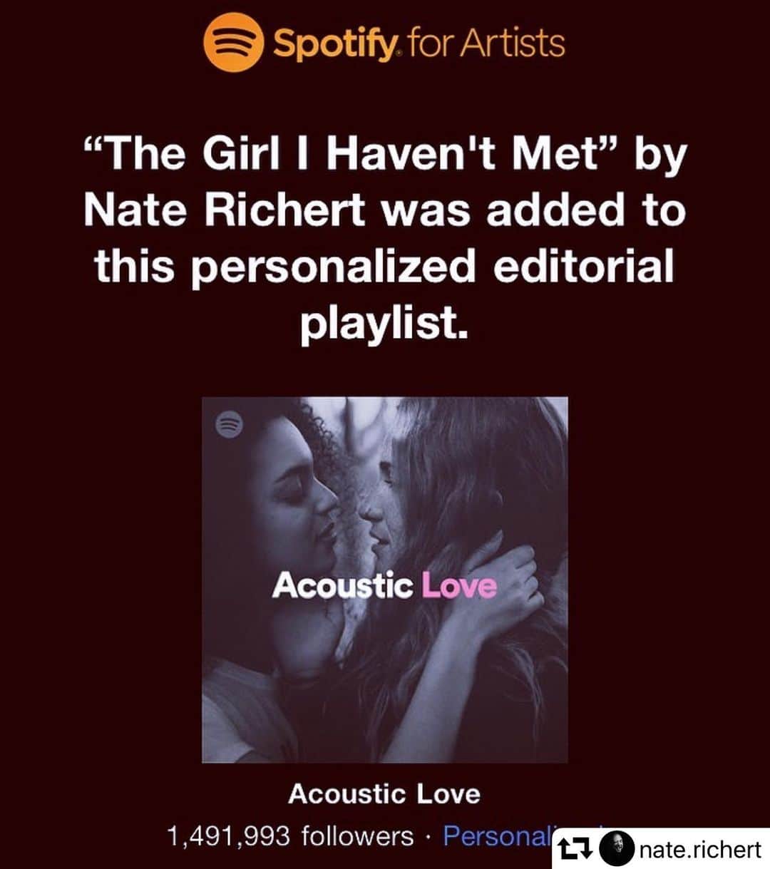 メリッサ・ジョーン・ハートさんのインスタグラム写真 - (メリッサ・ジョーン・ハートInstagram)「Check out Harvey Kinkle aka @nate.richert latest song! #sabrinatheteenagewitch  #repost @nate.richert ・・・ ‪My song, The Girl I Haven’t Met, has been added to @Spotify’s “Accoustic Love” playlist: https://open.spotify.com/playlist/37i9dQZF1DWSlwBojgQEcN?prid=spotify:track:6EaTwxekBZbk9SuKmmqQzm‬」5月16日 12時37分 - melissajoanhart