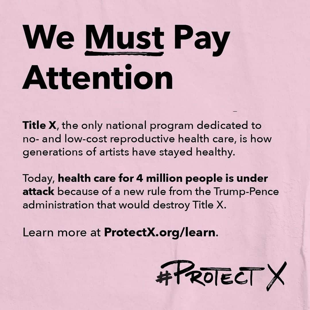 アジャ・ナオミ・キングさんのインスタグラム写真 - (アジャ・ナオミ・キングInstagram)「Thrilled to join more than 165 artists to show my support for health care access and the Title X program. Everyone — regardless of who you are or how much you make — deserves health care. Health care is a human right. Check out the full ad in @variety and learn more at protectx.org/learn. #ProtectX」5月16日 13時03分 - ajanaomi_king