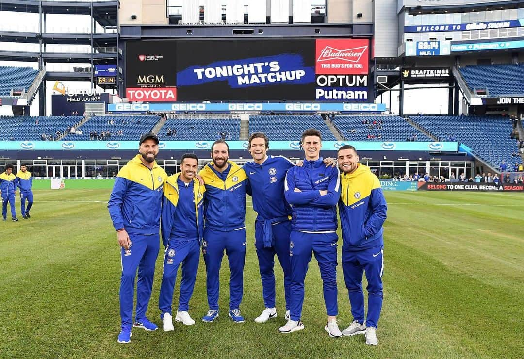 マルコス・アロンソ・メンドーサさんのインスタグラム写真 - (マルコス・アロンソ・メンドーサInstagram)「Great atmosphere at the Gilette Stadium. More than 4 mill $ raised to fight against antisemitism. Thank you Boston! #finalwhistleonhate」5月16日 13時18分 - marcosalonso28