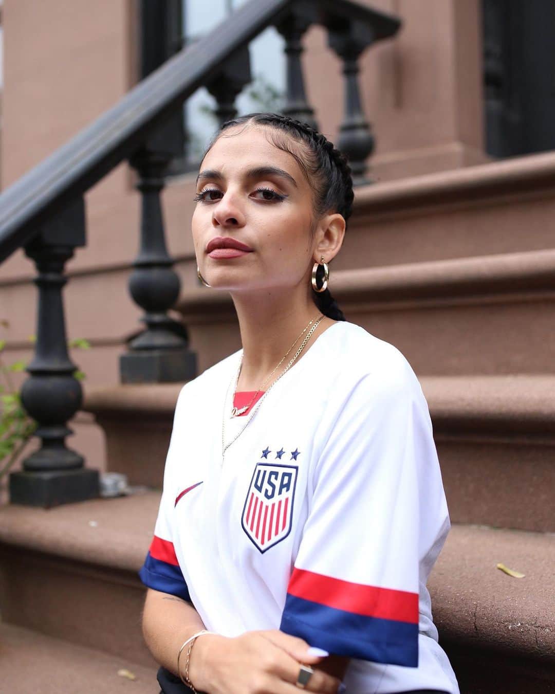 Urban Outfittersさんのインスタグラム写真 - (Urban OutfittersInstagram)「Don’t forget: come hang out with us tonight at UO Herald Square to support the US Women’s National Team with all new @Nike jerseys available now! See you there for giveaways, nail art, a braid bar, and more from 6-8pm tonight, 5/16 with host @danie.sierra. #UOonYou」5月17日 1時06分 - urbanoutfitters