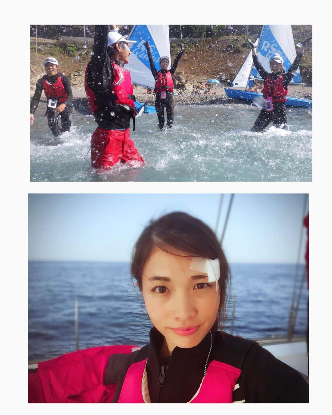 工藤沙織さんのインスタグラム写真 - (工藤沙織Instagram)「⛵️ヨットでジブラルタル海峡縦断⛵️ . 最近SHOWROOMの前田さんのご著書「メモの魔力」の最後についている自己分析の問いについて考える時間をとっているのですが、私の人生の中で大きな転機でもあったヨットでの挑戦について書いておこうと思います。  大学卒業後就職した建築関係の会社で営業をしていたけれど、ある時原因不明で布団から起き上がれなくなってしまい、ドクターストップで退職することになりました。  寝たきりの時に友人の楽しんでいる姿や、活躍している姿をSNSの中で見かけては「なんで私だけこんなことになったのだろう」と自己嫌悪に陥る日々。  でも私は自分の人生を諦めたくなくて。  体調も少しずつ良くなってきたとき、 あるご縁で今までやったことのないヨットにチャレンジすることになりました。  そしてスペインとモロッコの間にある、ジブラルタル海峡の縦断へ仲間と挑戦することになりました。  練習期間は3ヶ月。  毎週末葉山マリーナに通い、練習を重ねましたが、私本当にトロくて。  ヨットの上では死と隣り合わせ。  一つの行動のミスやスピードが命取りになります。  ヨットの上のミスは実は日頃の生活や自分の思考の癖などからくることが練習をする中でよくわかりました。  だから日頃の習慣から変えなければなりませんでした。  現地でのサポート艇やヨットのレンタルも行い、ついに迎えた縦断当日。  天候も心配されていましたが、驚くほどの快晴。  ヨットが進み辛いと思うくらい風もありませんでした。  タンカーが100隻はゆうに行き交う海峡だと聞いていたけれど、10隻くらいが停泊しているだけで全てに恵まれました。  ヨットの上から見渡す海は格別で、清々しくて、こんな素晴らしい景色を見られるなんて1年前の私には想像もつきませんでした。  そしてついに8時間30分かけて42キロの海峡を縦断することができました。  モロッコの砂浜に降り立とうとした瞬間、ヨットのブームが直撃、血が吹き出るハプニングが、、 . . またジブラルタルにサポート艇で帰るとき、10頭以上のイルカが一緒に泳いでくれて、まるで海峡縦断成功を祝福してくれているようでした。🐬 . . . なんでいつもそんなに頑張ってるの？と自己啓発のフロントエンドのイベントで問われたことがあって、誰かに褒められたいのかなとか色々考えてそのときは答えがハッキリ出なかったのだけど。  何かに常にチャレンジする人生が私は好き。  誰かに褒められたい、認められたいとかはなくて自分が納得するワクワクする人生を歩みたいからチャレンジしているのだと思います。 . 正直この5年の中で色々なことが起こったけれど、今思い返せば全部全部その時々で気づきがあって自分のためになっている。 . . これからもチャレンジし続ける人生、歩みます💓 . 人生はいつからでも変えられる。  #チャレンジ #yachting #ジブラルタル海峡 #🇬🇮 #Gibraltar #lovemyself  #自分を認める #自分を愛する #自己肯定感 #saorikudo #工藤沙織 #model #japanese」5月16日 17時02分 - sally.kudo