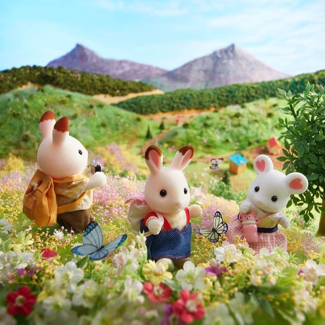 シルバニアファミリー【公式】 さんのインスタグラム写真 - (シルバニアファミリー【公式】 Instagram)「ショコラウサギちゃんたちはお花畑へピクニック！ 「うわぁ！とってもいい眺めだね！」 「きれいなちょうちょもいるよ！」 ステキな思い出が出来ましたね♪  #シルバニアファミリー #シルバニア #sylvanianfamilies #calicocritters #ドールハウス #dollhouse #ミニチュア #miniature #ピクニック #お花畑 #ちょうちょ #思い出 #picnic #butterfly #flowergarden #memorie」5月16日 17時52分 - sylvanianfamilies_jp