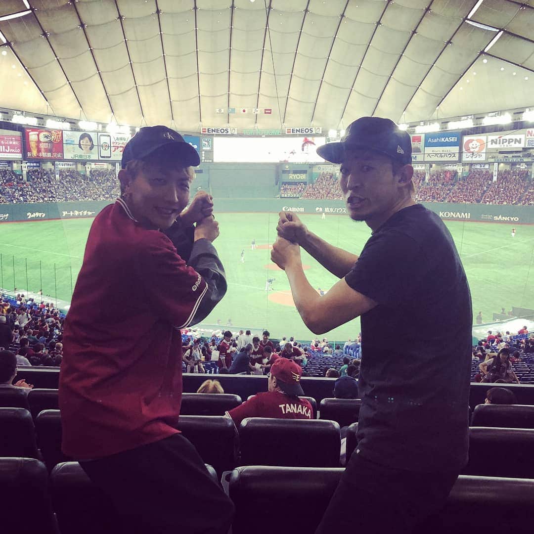 ファンキー加藤さんのインスタグラム写真 - (ファンキー加藤Instagram)「#楽天イーグルス  #東京ドーム #勝つぞ！」5月16日 17時56分 - funkykato_funkykato_funkykato