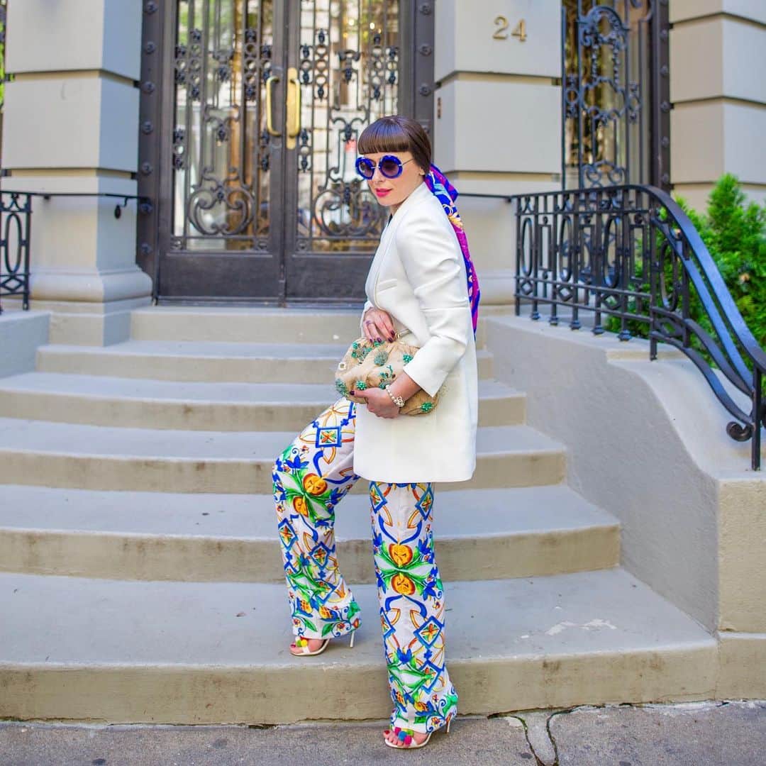 ジャマンピュエッシュのインスタグラム：「Exquisite styling by @imarikuna with Jamin Puech Koro bag ❤️#jaminpuech #fashion #style #nyc」