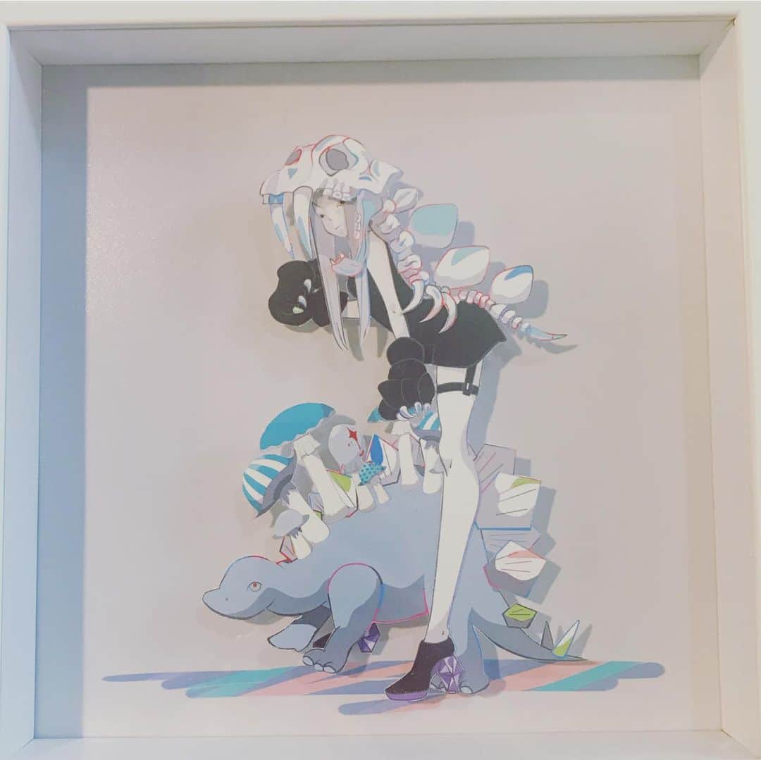 Kiyomi Aritakeのインスタグラム：「アートワーク❺恐竜🦖」