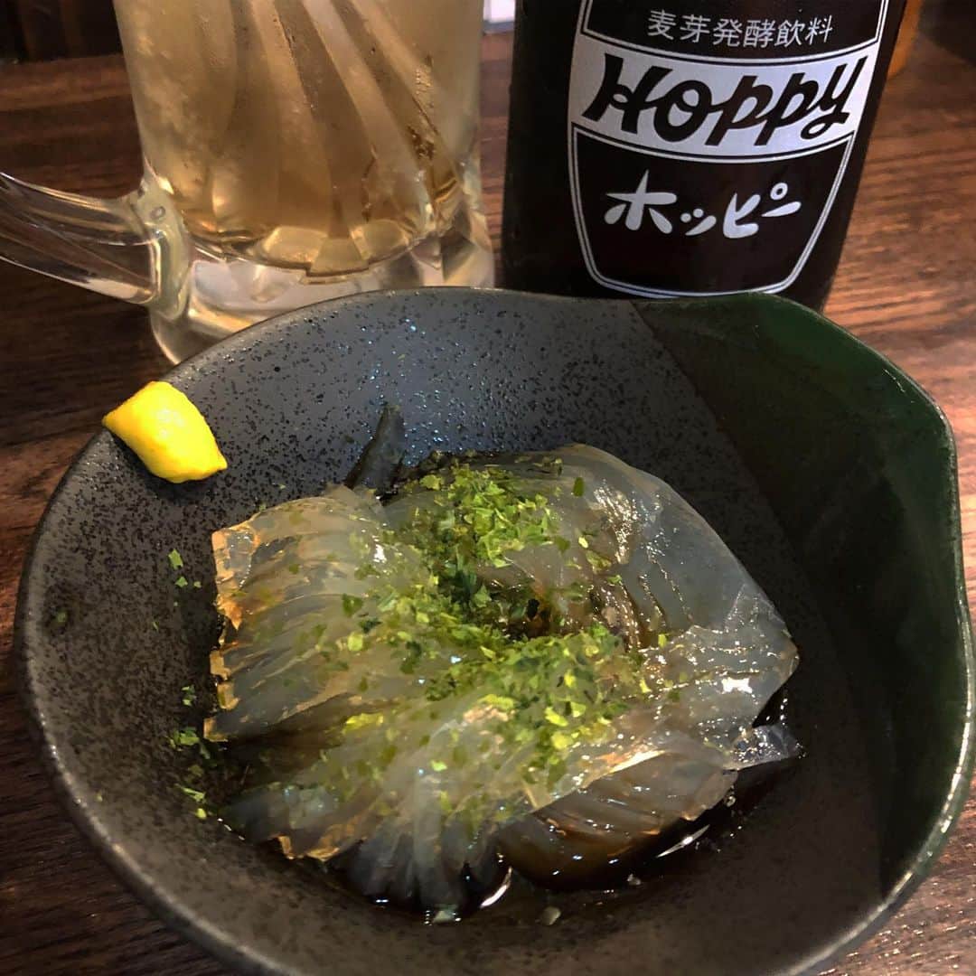 のインスタグラム：「心太の美味しい季節になりました。 #ホッピー #ところてん #心太 #foodstagram」