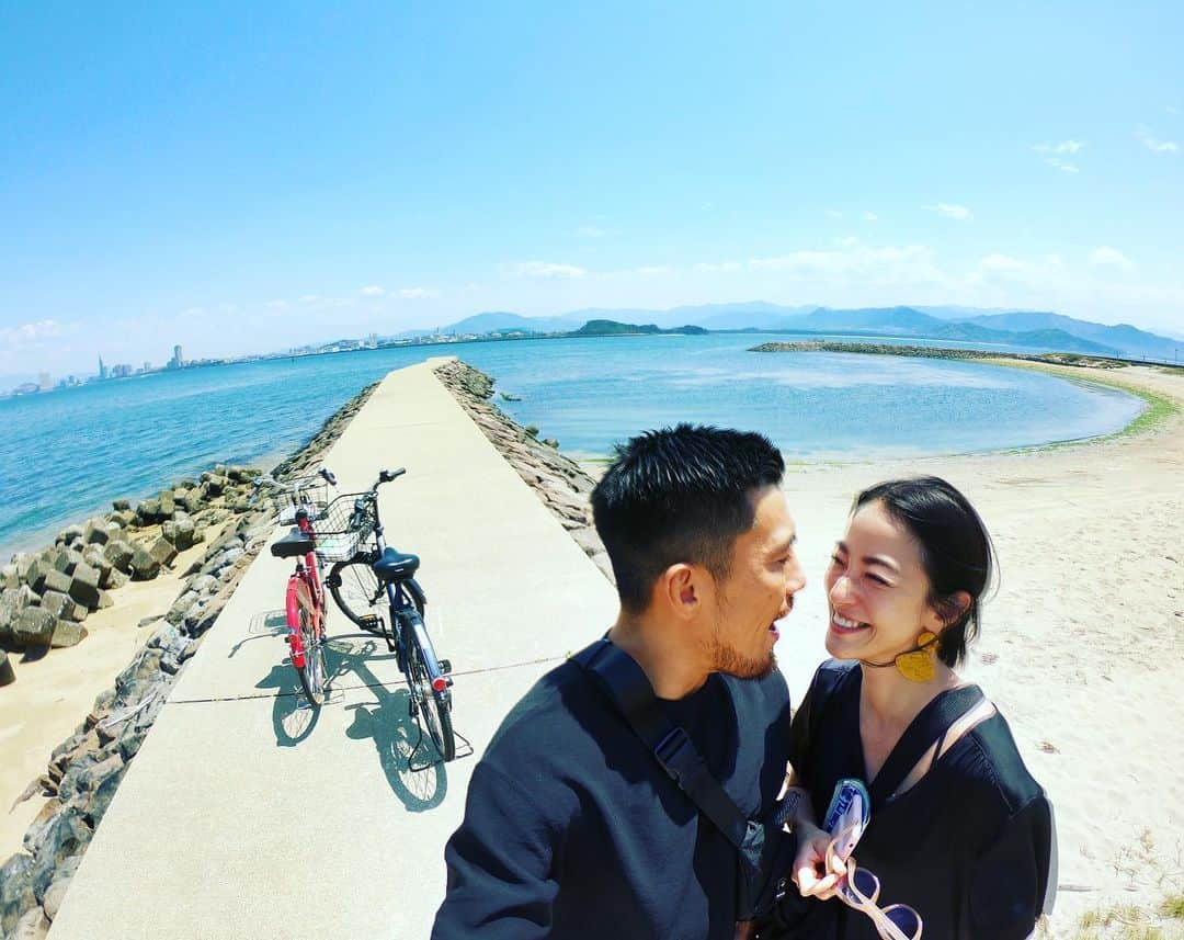 戸澤陽のインスタグラム：「I rarely meet my wife because we live in a different country. We spent a happy time in the limited time. I’m a lucky guy❤️」
