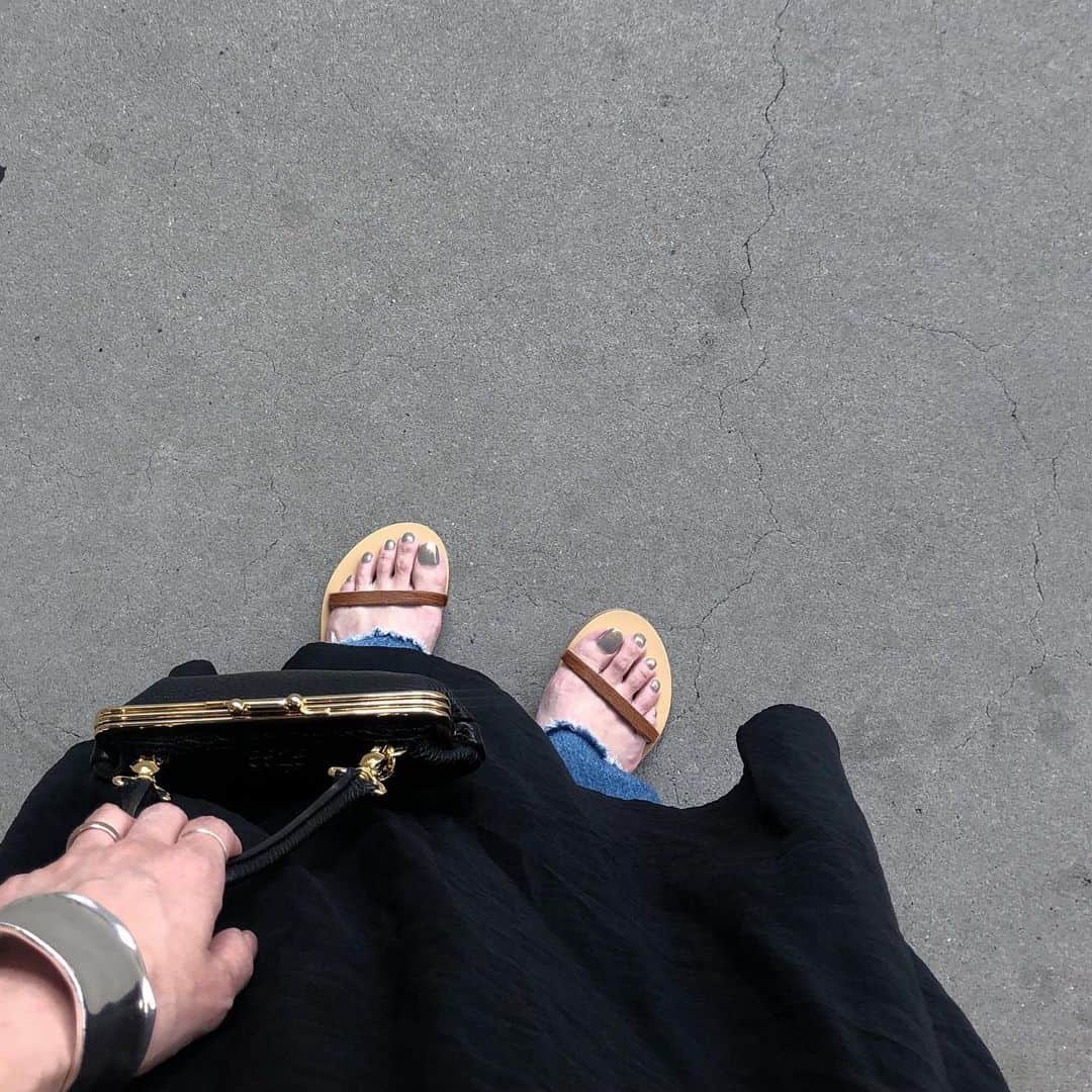 _asamiii__さんのインスタグラム写真 - (_asamiii__Instagram)「▫︎ サンダル履けるくらいあったかくて嬉しいな☀️」5月16日 19時30分 - _asamiii__