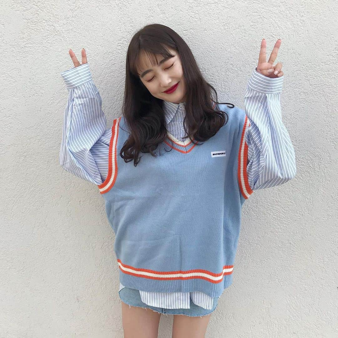 河﨑莉奈さんのインスタグラム写真 - (河﨑莉奈Instagram)「자매룩💙🧡💙🧡 @krex_official」5月16日 20時15分 - rinya5588