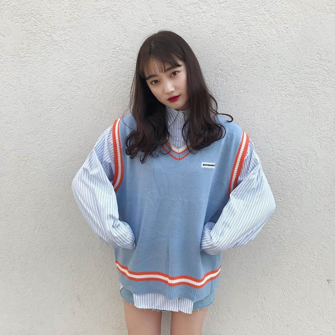 河﨑莉奈さんのインスタグラム写真 - (河﨑莉奈Instagram)「자매룩💙🧡💙🧡 @krex_official」5月16日 20時15分 - rinya5588