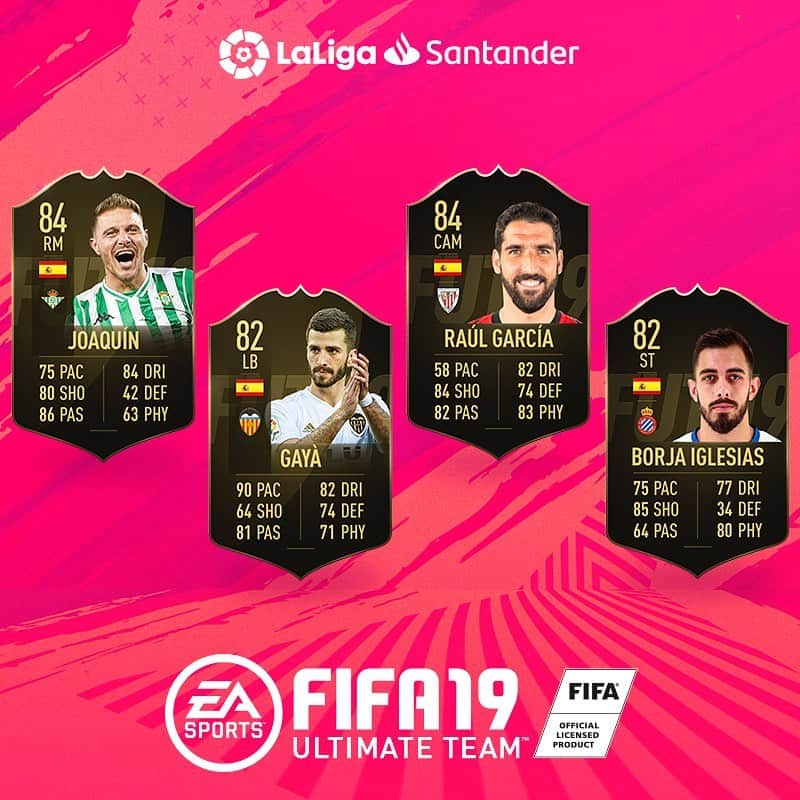 LFPさんのインスタグラム写真 - (LFPInstagram)「@joaquinarte, @jose_gaya, Raúl García & @borjaiglesias9 are in the #TOTW! 🎮⚽️ • #FIFA19 #LaLiga #LaLigaSantander」5月17日 2時01分 - laliga