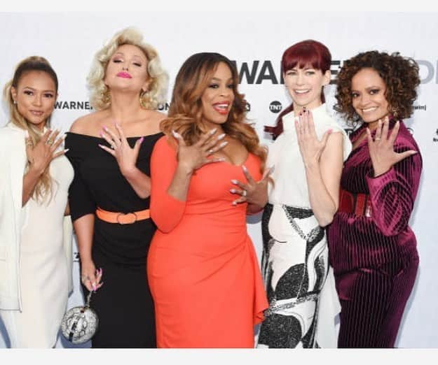 ジュディ・レイエスさんのインスタグラム写真 - (ジュディ・レイエスInstagram)「Doing what we do at the Warner media upfronts. @clawstnt @karrueche @thejennlyon @niecynash1 @carriepreston #clawstnt #clawsup #lovethesewomen」5月16日 20時50分 - itisijudyreyes1