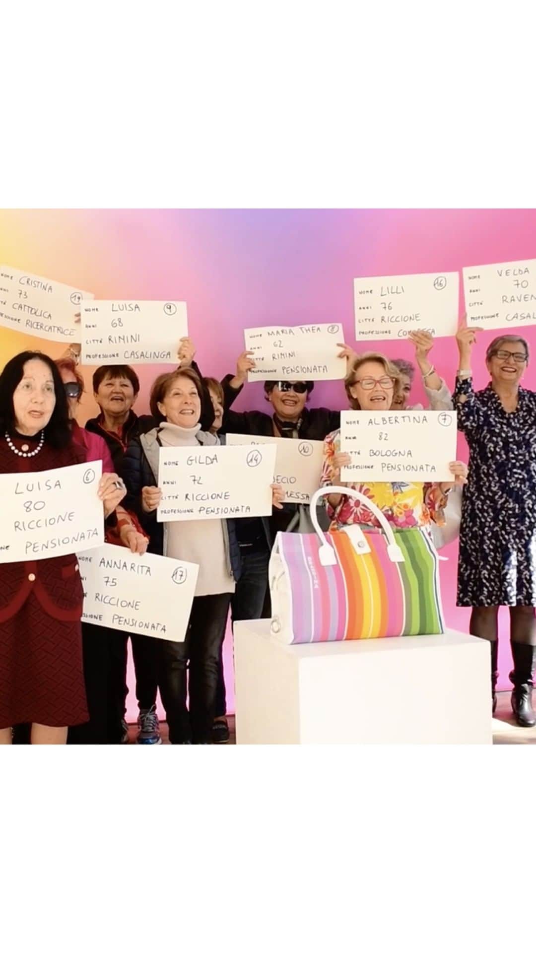のインスタグラム：「Ti aspettiamo sabato 18 maggio all’apertura della nuova Bottega Brandina di Riccione in viale Dante 26! Forever young!!! Enjoy the video. Grazie a @fuad_antonini per il video  @ifattivostrirai2 @instarai2 @magallinobellino @cittadiriccione  #rai2 #ifattivostri #ifattivostrirai2#rai #brandinatheoriginal #brandina#magalli #riccione2019#castingmodel #nonnina#grandparents #tv #anticipazionitv#televisioneitaliana #news#intrattenimento #televisione」