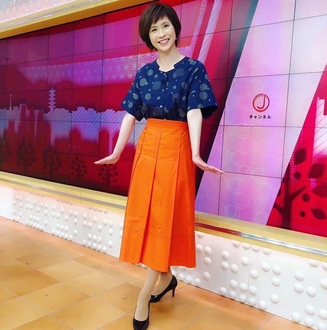 今村涼子さんのインスタグラム写真 - (今村涼子Instagram)「#衣装 #Apaiserlame  #スーパーjチャンネル  #633天気#530天気 なんとなくダムっぼさを。。。」5月16日 23時09分 - ryoko.imamu