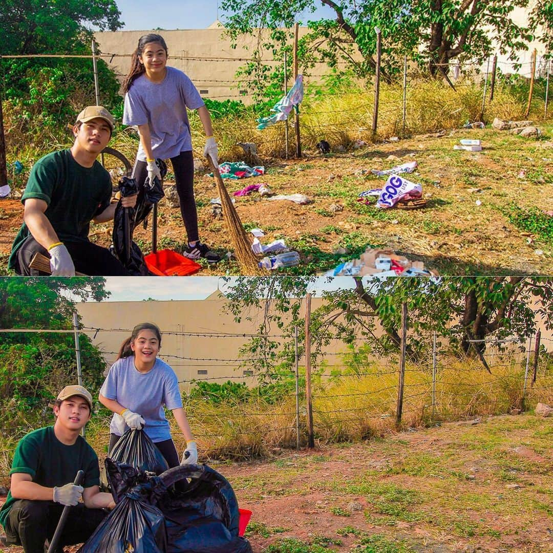 Niana Guerreroさんのインスタグラム写真 - (Niana GuerreroInstagram)「challenging everyone to hop on and join the #ChallengeForChange to help clean the world! 🌍🌳(Tag a friend and nominate them!) ps vlog of this is up on my bro’s channel! 🎬」5月16日 23時15分 - nianaguerrero