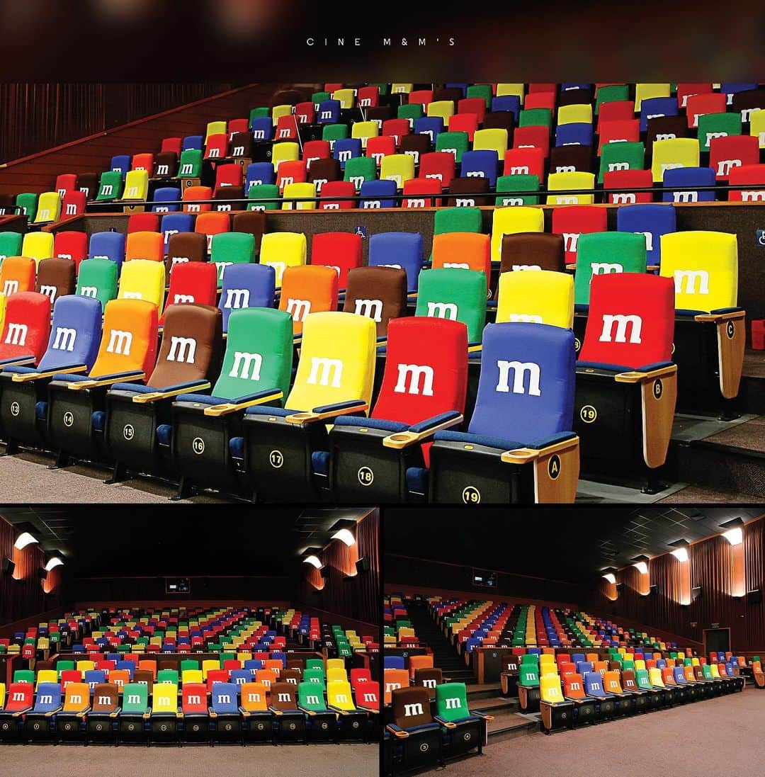 Inspirationさんのインスタグラム写真 - (InspirationInstagram)「Quem aí ama M&M's? Olhem que ideia legal de campanha que a marca fez em um cinema!!! Adorei!! ❤️😍. #decoreinteriores #decorcriative. Follow @decoreinteriores  __________________ Design by Pedro Zuccolini, Fabio Girardi Local: São Paulo, Brasil」5月16日 23時17分 - decorcriative