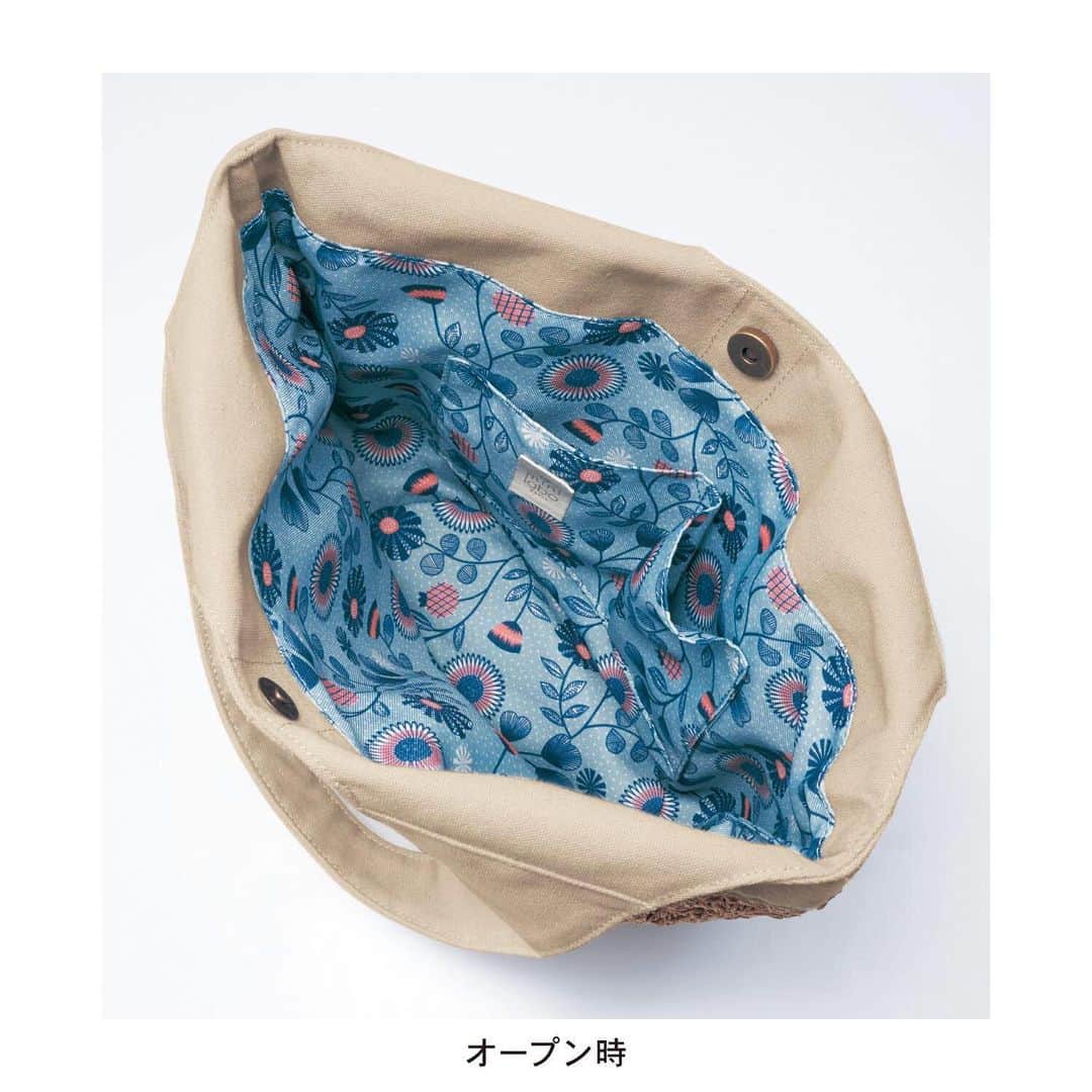 mini_labo_jp(ミニラボ) さんのインスタグラム写真 - (mini_labo_jp(ミニラボ) Instagram)「夏素材のバッグです . 変わり編みで立体感のあるペーパーメッシュ素材に キャンバス生地を組み合わせ。 アフリカンデザインの内生地も魅力です。 . ￥３０００（税込) . #ベルメゾン #BELLEMAISON #minilabo #ミニラボ #paris #パリ. . #クリエイター#イラスト#デザイン#かわいい#大人かわいい#グラフィック#バッグ#夏素材」5月16日 23時25分 - mini_labo_jp