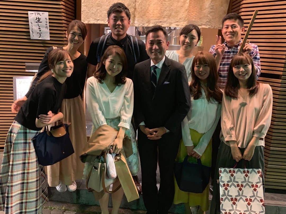 片山真人のインスタグラム：「静岡朝日テレビアナウンサーズ！！ #お疲れさまでした  #静岡朝日テレビ #アナウンサー #生しらす」