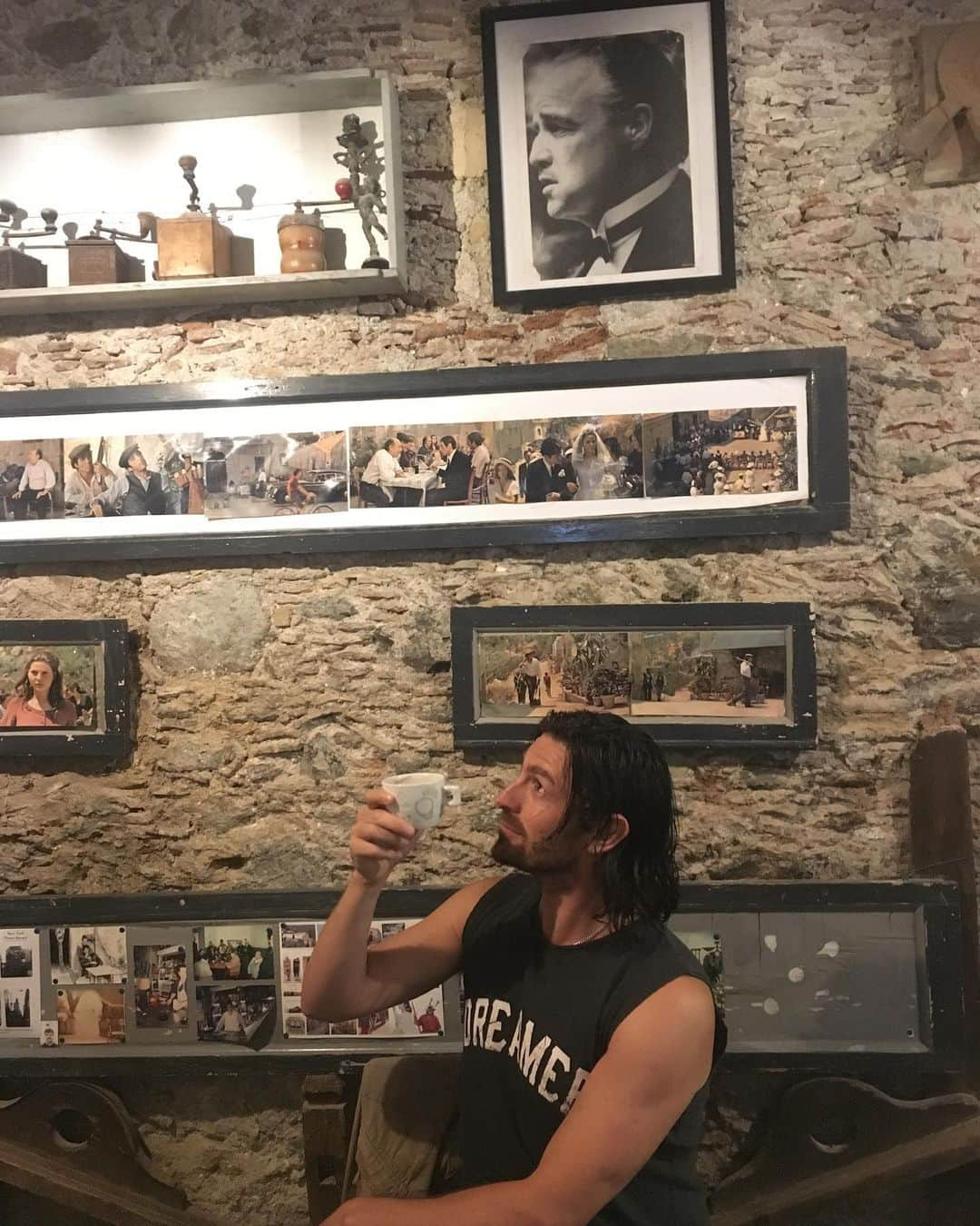 オーエン・マッケンさんのインスタグラム写真 - (オーエン・マッケンInstagram)「Came to Sicily and drank coffee in the greatest film set café in the world.... #godfather」5月17日 0時15分 - eoincmacken