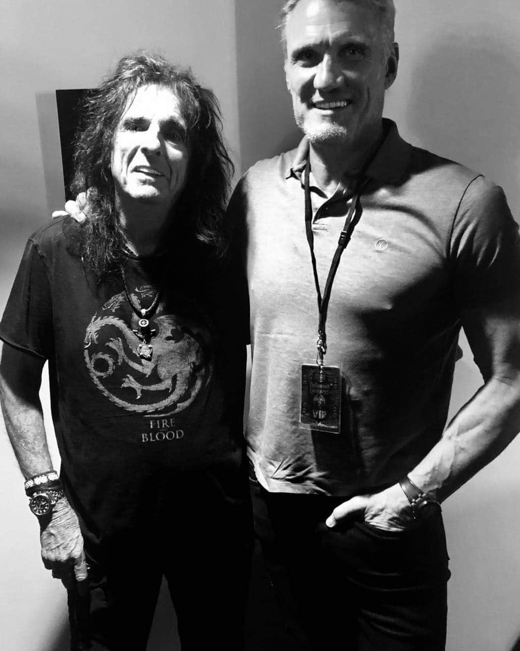 ドルフ・ラングレンさんのインスタグラム写真 - (ドルフ・ラングレンInstagram)「Two Hollywood Vampires 🌴😈🤘Checked out the HV concert in LA. What a fantastic band! Joe Perry a legend, Johnny Depp a surprisingly great rocker, world class drummer Glen Sobel, guests Steven Tyler and wow, Marilyn Manson...don’t miss it!! @alicecooper @iamstevent @marilynmanson #johnnydepp @hollywoodvampires @glen_sobel」5月17日 0時13分 - dolphlundgren