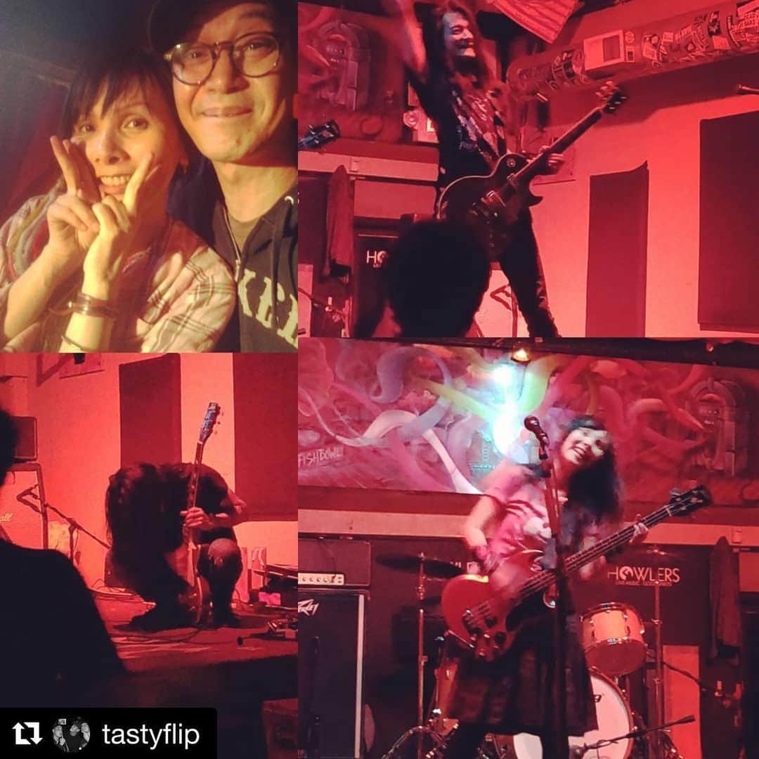 PINKY DOODLE POODLEさんのインスタグラム写真 - (PINKY DOODLE POODLEInstagram)「Thank you sooo much!  #Repost @tastyflip ・・・ @pinkydoodlepoodle  Probably the most unassuming, underestimated and understated band I've ever known.  At fist you think, "how cute, a Japanese band", then George starts rocking the guitar and @yuriasmusiclife crushes the base.  Everyone is shocked at the level of energy they bring.  I'm surprised they aren't bigger than they are.  #rockbands #pittsburghshows #musiclife #japaneserockband #gibsonlespaul #gibsonguitars #drmartensstyle #drmartens #touringband #hardrock #japanpunkrock #icantwaittoseethemagain #pinkydoodlepoodle #pdp  #ustour2019  #highenergyrocknroll  #marshallamps #vintage #femalebassist #femalevocalist #eb3 #gibsonbasses」5月17日 0時20分 - pinkydoodlepoodle