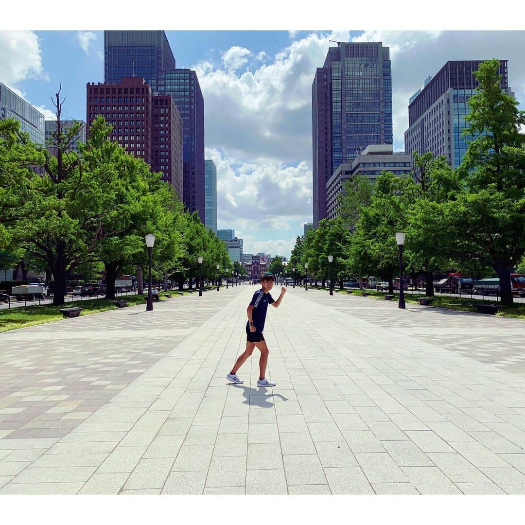 神野大地さんのインスタグラム写真 - (神野大地Instagram)「MGCコース試走！🏃‍♂️ 2時間48分53秒！（4.00pkm） 本番はあと40分速く走ります！💦 素晴らしいコースでした！✨✨ 9月15日8時50分号砲！ #マラソングランドチャンピオンシップ #MGC #東京五輪 #マラソン」5月17日 10時46分 - daichi_0913