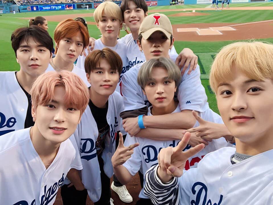 NCT 127さんのインスタグラム写真 - (NCT 127Instagram)「Maybe we'll all start playing baseball more ha!! • NCT 127 〖 #SUPERHUMAN 〗  Music Release ➫ 2019 05 24 • #WE_ARE_SUPERHUMAN #NCT127_SUPERHUMAN #NCT127 #NCT  #NEOCITYinUSA #NCT127inUSA」5月17日 2時19分 - nct127
