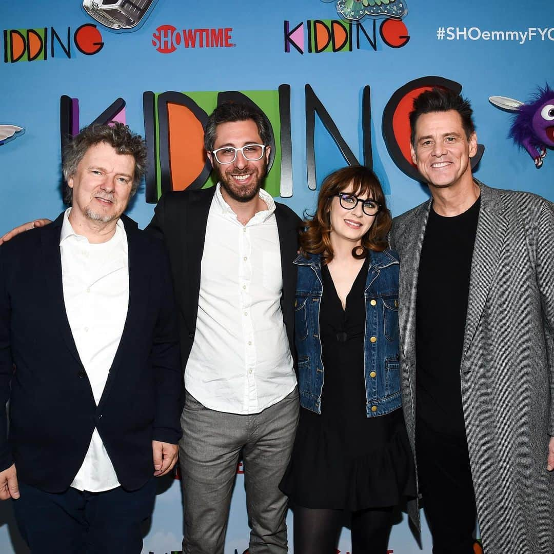 ズーイー・デシャネルさんのインスタグラム写真 - (ズーイー・デシャネルInstagram)「No fun at all hosting the #Kidding Emmy panel with Jim Carrey, Michel Gondry, and Dave Holstein. KIDDING.  @shokidding」5月17日 2時20分 - zooeydeschanel