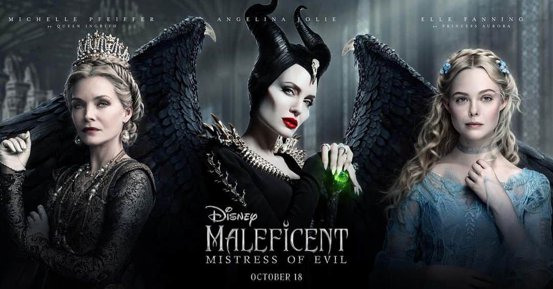Disneyさんのインスタグラム写真 - (DisneyInstagram)「Check out this brand-new poster for Disney's #Maleficent: Mistress of Evil. See the film in theaters October 18!」5月17日 2時47分 - disney