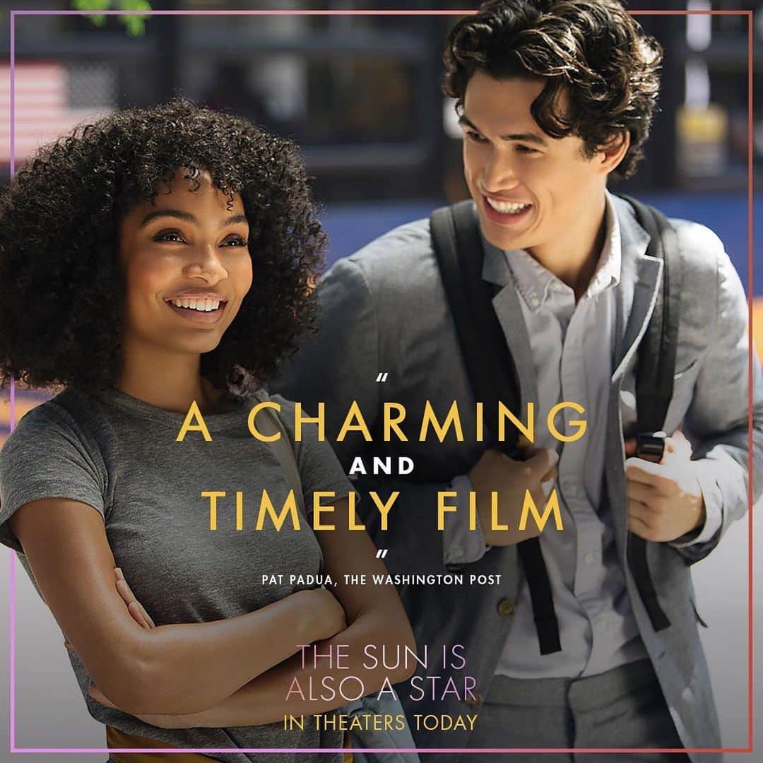 Warner Bros. Picturesさんのインスタグラム写真 - (Warner Bros. PicturesInstagram)「Don’t miss out on this moment. #TheSunIsAlsoAStar opens TODAY only in theaters! Get tickets now: fandango.com/TheSunIsAlsoAStar」5月17日 3時38分 - wbpictures