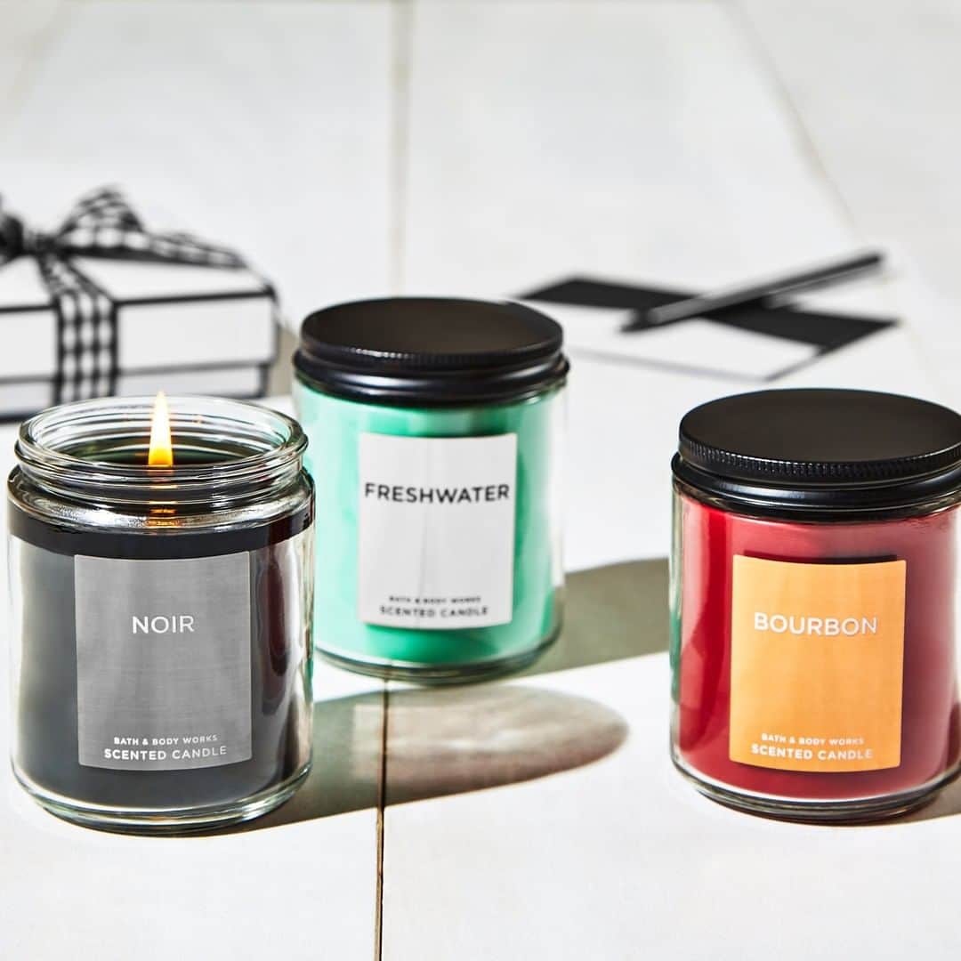 Bath & Body Worksさんのインスタグラム写真 - (Bath & Body WorksInstagram)「Candles that smell like cologne 🙌 You asked ... & they're HERE! 😍」5月17日 4時00分 - bathandbodyworks