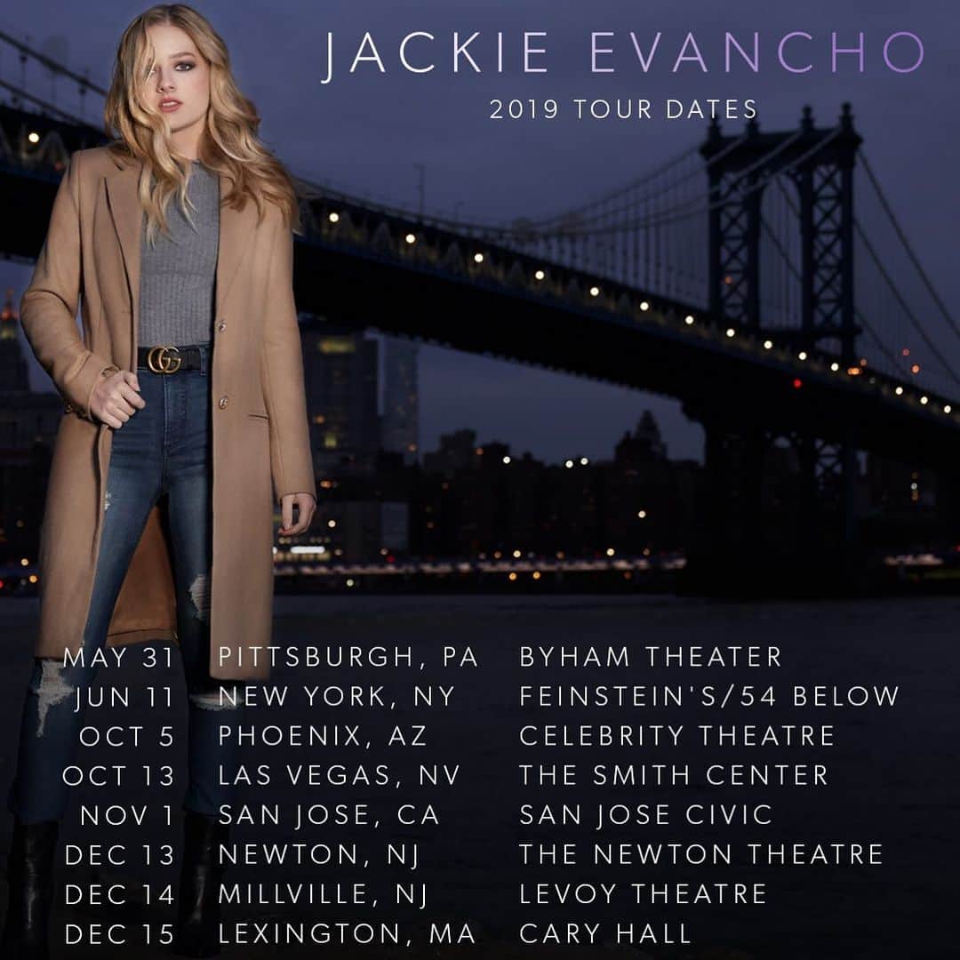 ジャッキー・エヴァンコさんのインスタグラム写真 - (ジャッキー・エヴァンコInstagram)「My next show is two weeks away in Pittsburgh!!! I can’t wait to play my new songs for you. Who’s joining me? Ticket are still available at JackieEvancho.com 💙 #JackieEvanchoLive」5月17日 4時14分 - officialjackieevancho