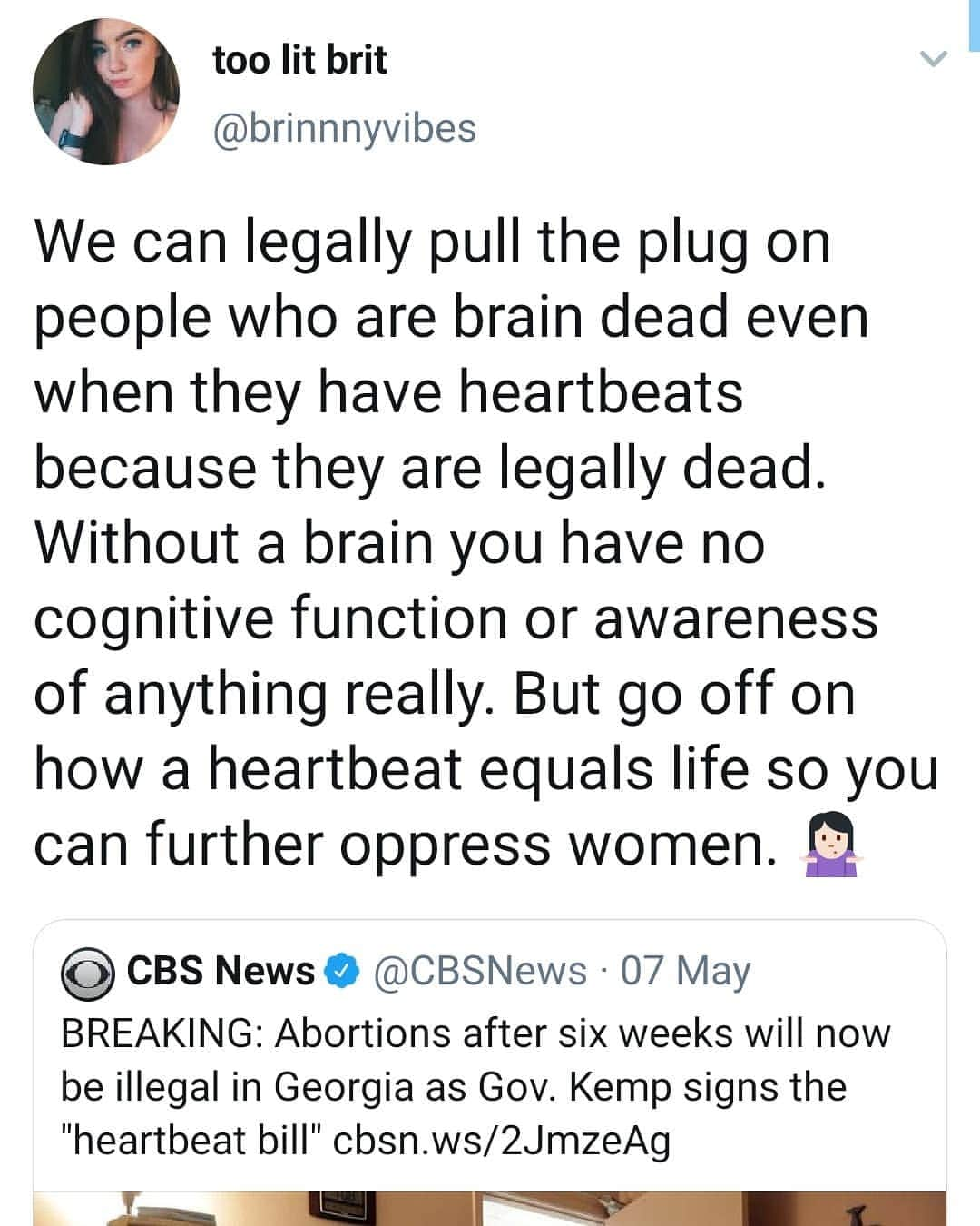 ザラ・ラーソンさんのインスタグラム写真 - (ザラ・ラーソンInstagram)「ABORTION BAN AND THE HEARTBEAT BILL  Men who hates women. This is violence against women. This is oppression againt women. This is truly and deeply disturbing.  Why this is a topic that triggers such strong emotions is because all of us have a different view on when life starts. Some people believe it's a conception, some at birth, and some in the middle. I respect people's opinions but let's not forget facts, like the heartbeat bill. After six weeks of pregnancy (2 weeks late on your period) a doctor can detect an electrical activity on the ultrasound. But that's NOT A HEARTBEAT, It's cells who are starting to group together without any guarantee that a heart will develop. Its an embryo, not more alive than a mushroom. After 8 weeks the embryo will develop to a fetus and a fetus CAN NOT survive outside of the womb before 22 weeks. So when does life start when it can't survive outside the womb? Like, literally can not live. It's a hard question, but at least we know that life has FOR SURE already started for the women, right???!! . But you see, in Alabama it doesn't matter If an 11 year old got raped by her uncle. She has to go through the whole pregnancy. What is her life worth to pro lifers? That doesn't sound like pro life to me, only pro birth. That's a big fucking difference. As the republicans are spreading the gospel of "protecting innocent lives" ONE THOUSAND EIGHTY-TWO (1082) CHILDREN have died by guns in US this year so far. Is the NRA money too juicy for yall to care about that? Cause we see through it, and we see that your concern isn't the babies. It's about controlling women. This is completely unacceptable. The fact that MEN are deciding this, while not giving a FUCK about kids who are being abused in foster care, at the boarder or in poverty is sickening. And you, yourself, hasn't adopted forster kids or have given up a kid for adoption please don't bring it up.  We NEED schools to teach better sex education, inform girls about birth control, talk to kids about sex, talk to kids about CONSENT, love and respect for other people's bodies. And MEN!!! WE NEED YALL TO SPEAK UP IN SOLIDARITY WITH US!!!! Also, vote these men out of office.」5月17日 4時35分 - zaralarsson