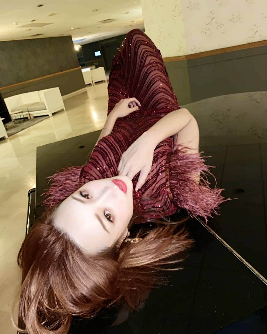 のインスタグラム：「Come look me in the eyes ;) Clothes by @covetella Shot on Sony @sonysingapore #nicolechen #piano #eyes #travel #cannesfrance #photoshoot #cannes #fun #grandpiano #cannesfilmfestival」