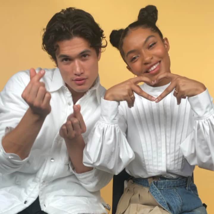 のインスタグラム：「All the finger hearts in the world for these two gems ❤️ #CharlesMelton #YaraShahidi」