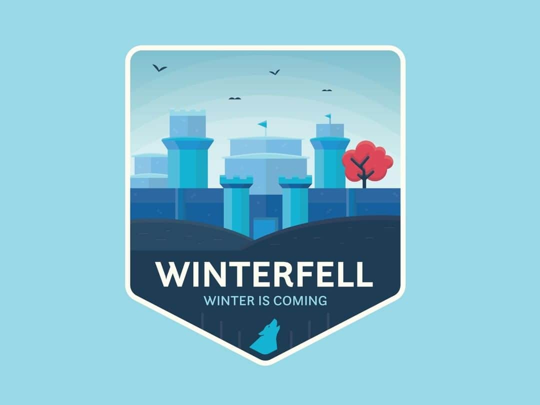 Dribbbleさんのインスタグラム写真 - (DribbbleInstagram)「Oohhhhh it's almost over! Winterfell by @rachellovettdesign⠀ ⠀ #dribbble #dribbblers #design #illustration #winterfell」5月17日 7時30分 - dribbble