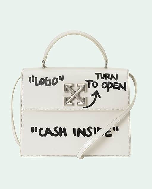OFF-WHITE C/O VIRGIL ABLOHさんのインスタグラム写真 - (OFF-WHITE C/O VIRGIL ABLOHInstagram)「fw 19 women's Off-White™  2.8 Jitney bag with "CASH INSIDE" text print at front. now available in pre-oreder.」5月17日 19時16分 - off____white