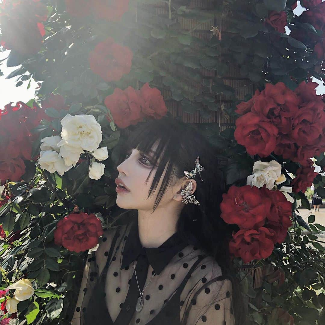 chiiiiiさんのインスタグラム写真 - (chiiiiiInstagram)「🥀🦋))」5月17日 19時29分 - xchix328