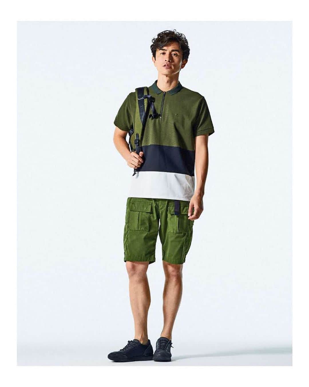 narifuri_japanさんのインスタグラム写真 - (narifuri_japanInstagram)「﻿ 高機能スポーツ素材を大胆に切り替えることで カジュアルアップされたポロシャツは、言わばカジュアルに袖を通すスポーツウェア。﻿ ﻿ 蒸し暑い日本の夏、ドライな着心地を求めるならばまずはこの一枚。﻿ ﻿ NF1095 :メッシュパネルサイクルポロシャツ /Mesh panel cycle polo shirt﻿ ﻿ ・Stretch/Sweat-absorbing and quick drying﻿ ・Easy care﻿ ・Ventilation﻿ ・Back pocket﻿ ・Rib mesh﻿ ・Front fastener﻿ ・NF logo embroidery﻿ ﻿ ﻿ #narifuri﻿﻿ #ナリフリ﻿﻿ #bicycle﻿﻿ #cityride﻿﻿ #シティライド﻿ #街乗り﻿ #バイシクル」5月17日 19時48分 - narifuri_japan
