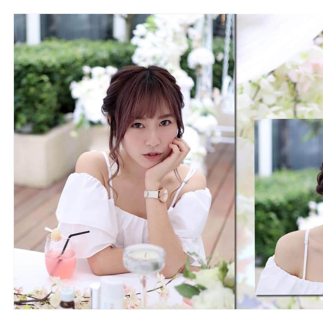 Miss Hunnyさんのインスタグラム写真 - (Miss HunnyInstagram)「雖然皮膚黑的女仔比較性感， 但我好像還是白一點比較耐看(´･_･`) . . #得到大家盛讚的耳環❤️ #詢問度極高的髮型 #小影教我製作的連相😲 #FANCL無添加HK  #不用防腐劑  #內外美白」5月17日 13時24分 - misshunnyig