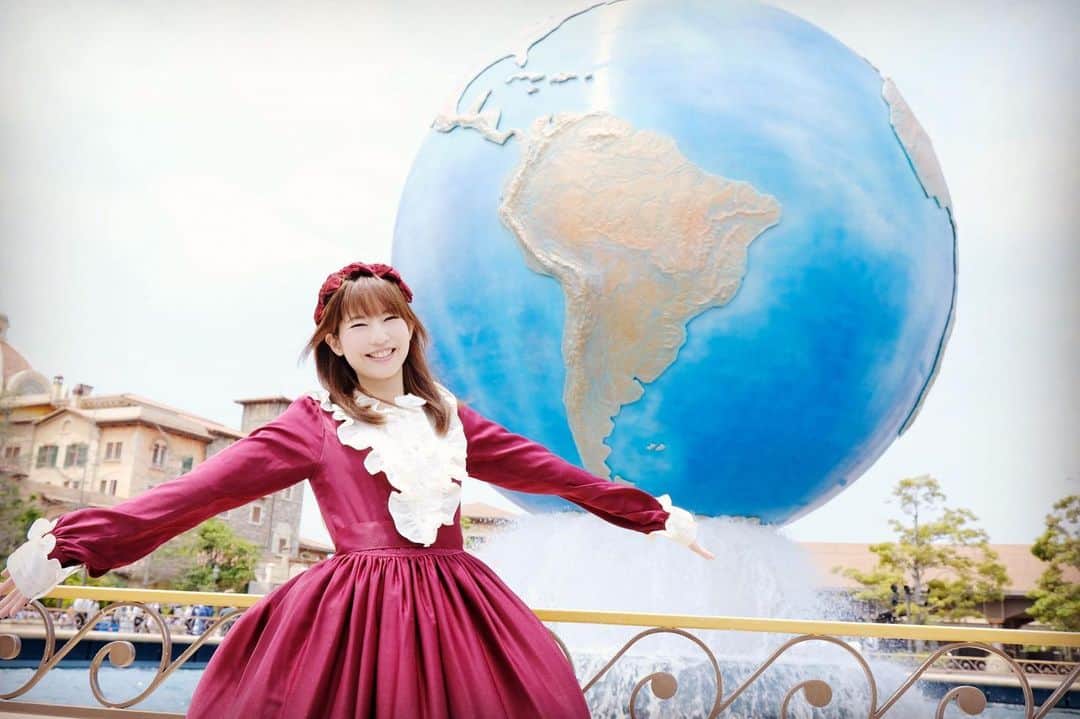 渚のインスタグラム：「忘年会・新年生放送で当たったチケットでディズニーシーに行ってきました😍💕💕 ゴー☆ジャス動画さん、麻雀遊戯王さん本当にありがとうございます！！！ たくさん写真撮りまくったので、インスタに色々と載せていきたいと思います☺️✨✨ #disney #disneysea #portrait #instagood #ディズニー #ディズニーシー #lolita #todayful」