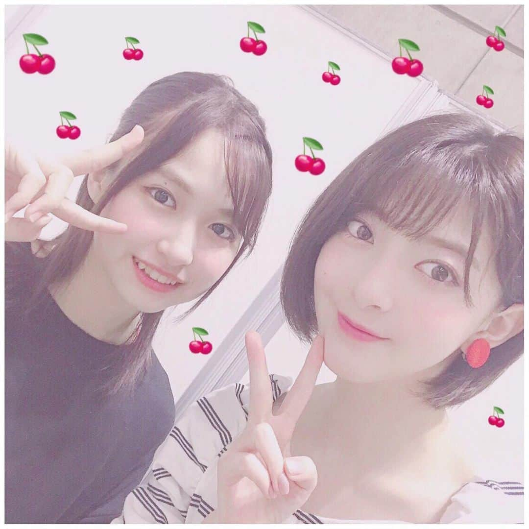 橋本陽菜さんのインスタグラム写真 - (橋本陽菜Instagram)「0518 * #太陽は何度でも公演 ☀️ #りったん 💓 #菅原りこ 🍒」5月17日 20時43分 - 48pyonz_toyama