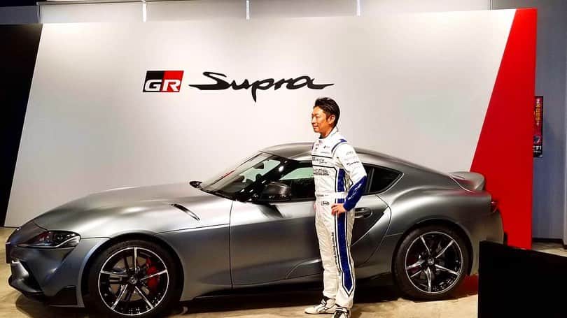 折目遼のインスタグラム：「本日は、GR Garage 札幌厚別通さんにお招き頂き、「GR Supra」の記者発表会に参加して来ました。 #toyota #supra #gr #トークショー #札幌」