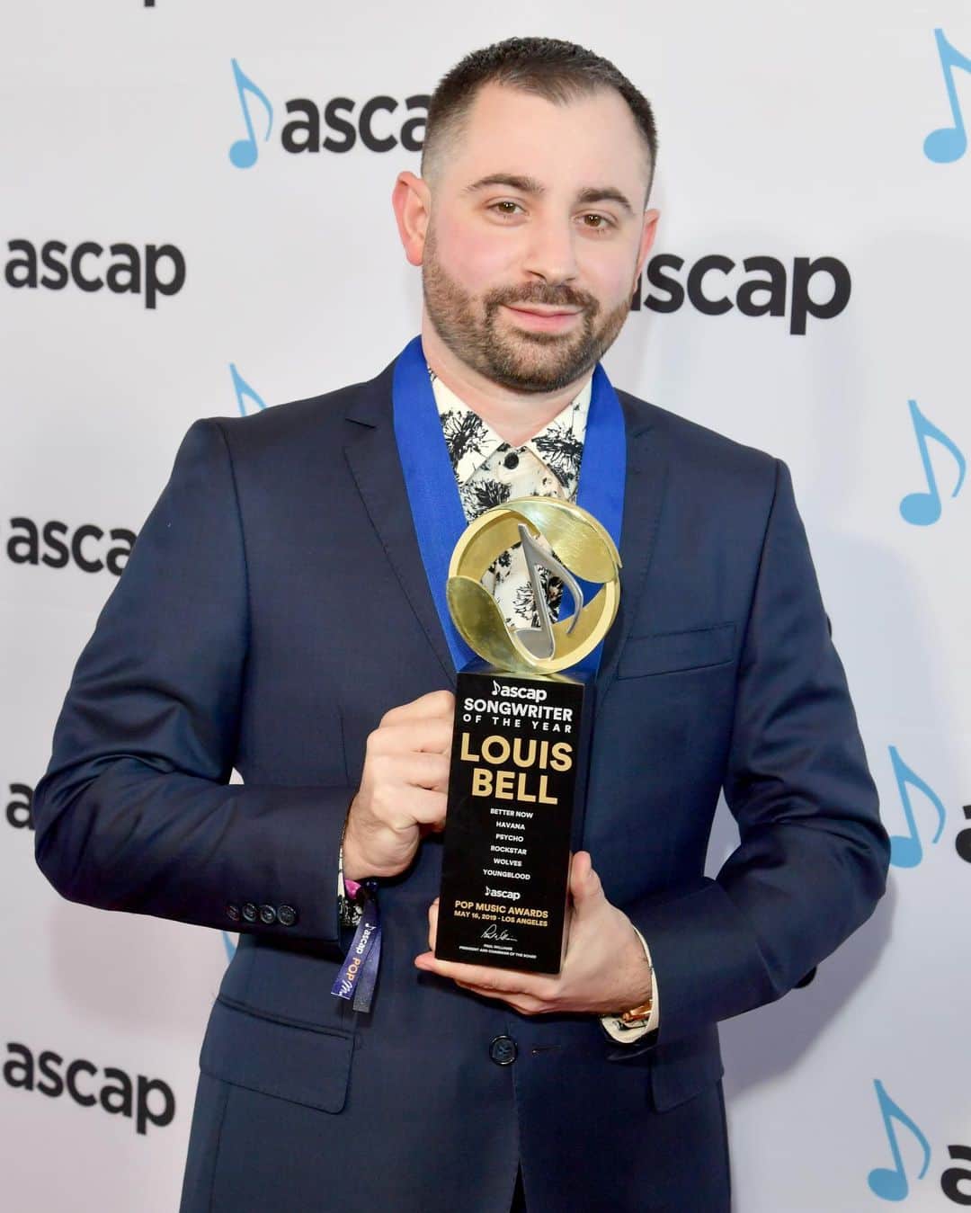 ASCAPさんのインスタグラム写真 - (ASCAPInstagram)「#ASCAPPop SONGWRITER OF THE YEAR @louisbellmusic, credits include #BetterNow #Rockstar #Psycho by #PostMalone, #Havana by #CamilaCabello, #YoungBlood by #5SecondsofSummer and #Wolves by #SelenaGomez & #Marshmello!」5月17日 15時59分 - ascap