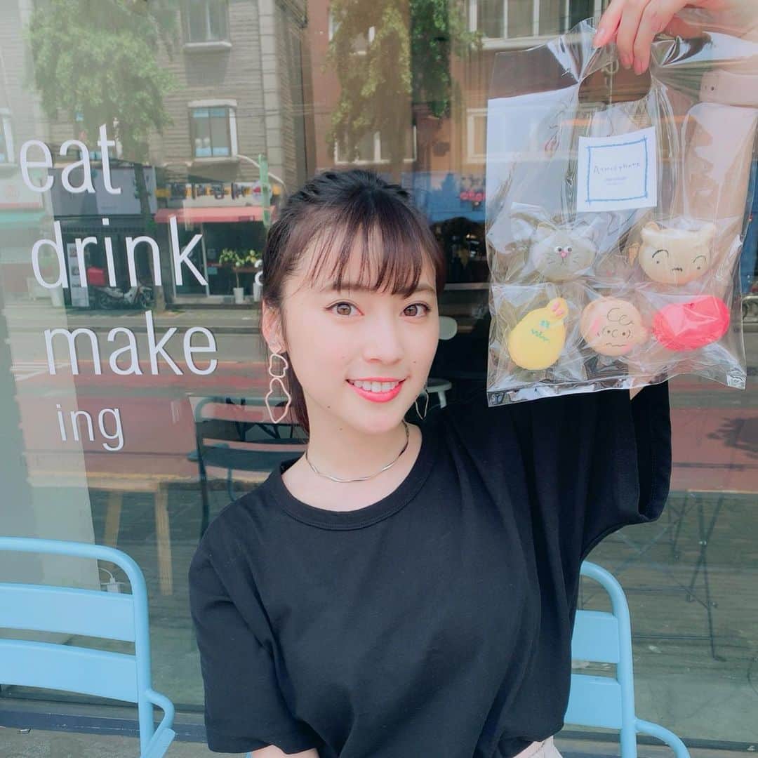 池上紗理依さんのインスタグラム写真 - (池上紗理依Instagram)「かわいいかわいい🥺♡ そして美味しかった🥰 📍#Cafeatmosphere #マカロン #seoul #travel」5月17日 17時04分 - sarii_ikegami