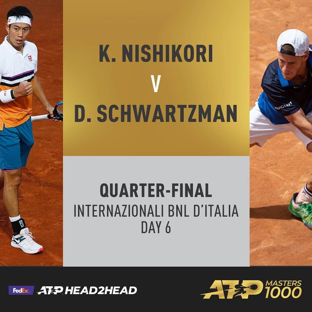 ATP World Tourさんのインスタグラム写真 - (ATP World TourInstagram)「Big matches with big names 🙌 Who’s making Saturday’s semis in Rome? 👇 @internazionalibnlditalia | #ibi19 | @fedex」5月17日 18時04分 - atptour