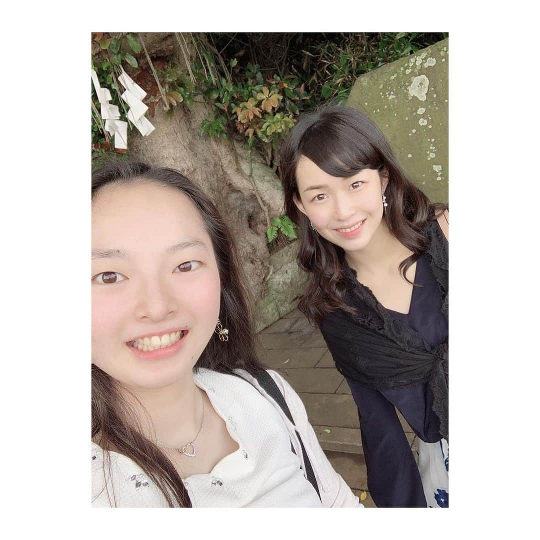 今井遥さんのインスタグラム写真 - (今井遥Instagram)「約一年ぶりに雅と💕  出来たて白玉が美味しかった😋  #鎌倉#江ノ島#茶房雲母#白玉#雪ノ下#コーヒーとクルミのタルト#抹茶ケーキ #藤沢駅の時計🌸」5月17日 18時19分 - haruka_imai_831