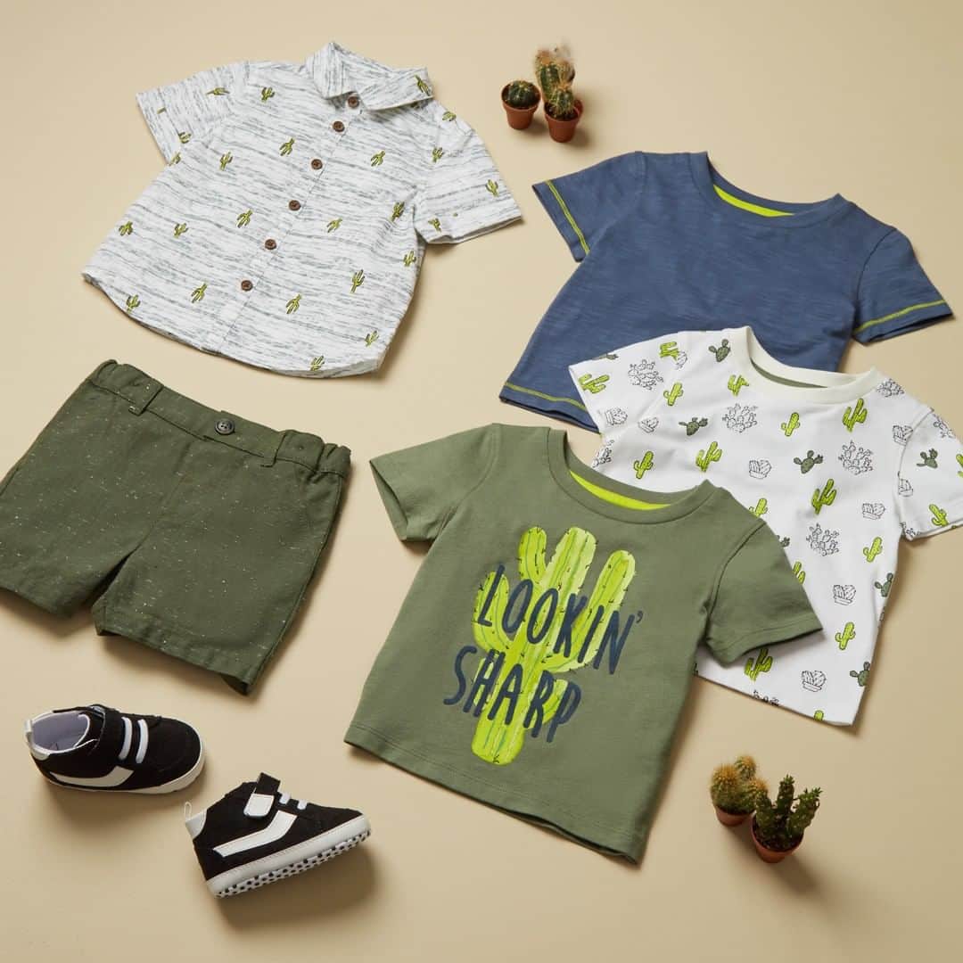 プリマークさんのインスタグラム写真 - (プリマークInstagram)「Cool as a cactus 😎🌵 Shirt & Short Set £8/€11, T-Shirt 3PK £5/€7 (Available in: 🇬🇧🇩🇪🇳🇱🇦🇹🇧🇪) #Primark #babywear #babyfashion」5月17日 19時00分 - primark