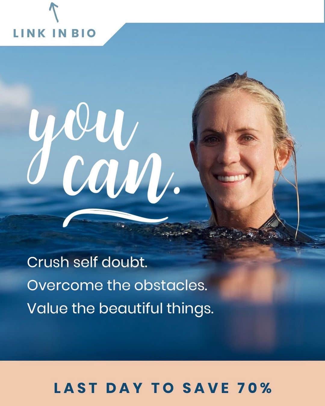 Bethany Hamiltonさんのインスタグラム写真 - (Bethany HamiltonInstagram)「Join me in an epic online course to change your future one step at a time. 70% off Presale ends TODAY. Get in at bethanyhamilton.com/unstoppable-year! #linkinbio #BUnstoppable #LiveUnstoppable #unstoppable」5月18日 4時31分 - bethanyhamilton